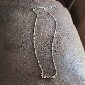 Gold Chain Love Necklace